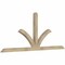 Ekena Millwork Richland Rough Sawn Timber Gable Bracket, Douglas Fir, 108"W x 45"H x 4"D x 4"F, 10/12 Pitch GBW108X45X0404RIC00RDF - alternate 5